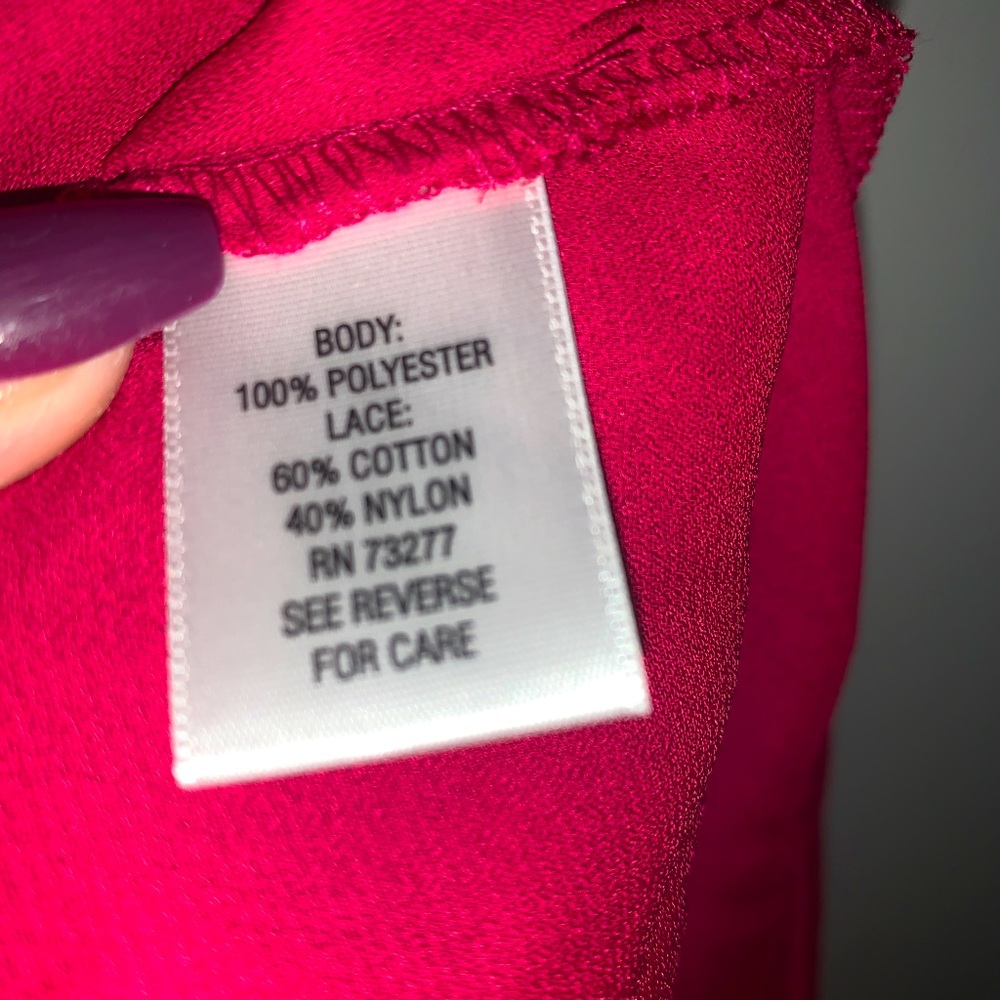 🇨🇦 Candie’s Button Down Long Sleeve Top and Lace Back - XL - Picture 7 of 13
